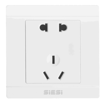 Ổ cắm đôi 2 chấu và 3 chấu - 10A